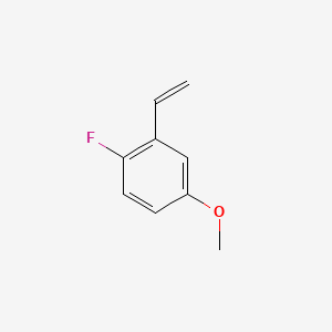 Chemical structure of 1-fluoro-4-methoxy-2-vinylbenzene