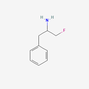 Chemical structure of 1-Fluoro-3-phenylpropan-2-amine