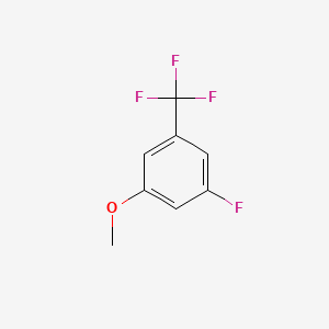Chemical structure of 3-Fluoro-5-(trifluoromethyl)anisole