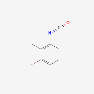 Chemical structure of 3-Fluoro-2-methylphenyl isocyanate