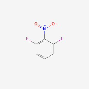 Chemical structure of 1-fluoro-3-iodo-2-nitrobenzene