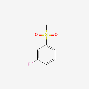 Chemical structure of 1-Fluoro-3-(methylsulfonyl)benzene