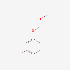 Chemical structure of 1-Fluoro-3-(methoxymethoxy)benzene