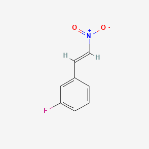 Chemical structure of 1-Fluoro-3-(2-nitrovinyl)benzene
