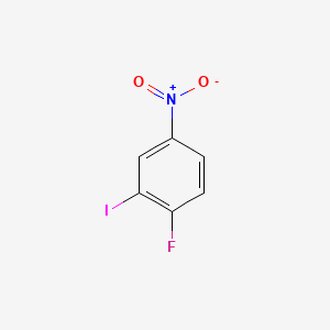 Chemical structure of 1-Fluoro-2-iodo-4-nitrobenzene