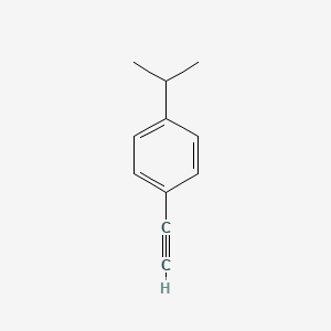 Chemical structure of 1-Ethynyl-4-isopropylbenzene