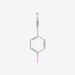 Chemical structure of 1-Ethynyl-4-iodobenzene