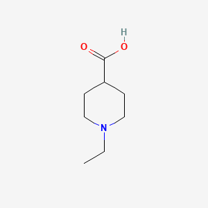 Chemical structure of 1-Ethylpiperidine-4-carboxylic acid