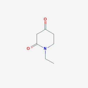 Chemical structure of 1-Ethylpiperidine-2,4-dione