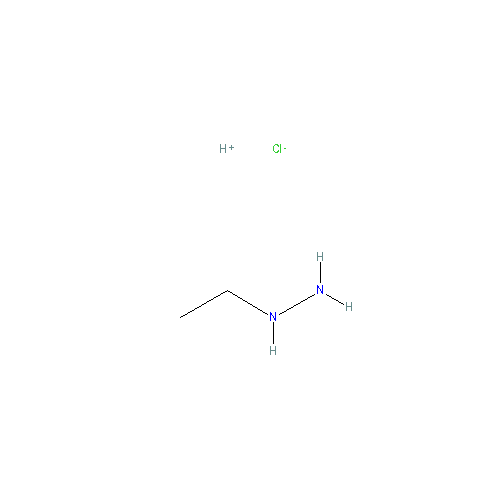 Chemical structure of 1-ethylhydrazine hydrochloride