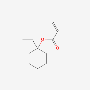 Chemical structure of 1-Ethylcyclohexyl Methacrylate