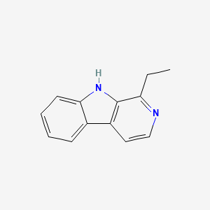 Chemical structure of 1-Ethyl-9H-pyrido[3,4-b]indole