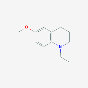 Chemical structure of 1-Ethyl-6-methoxy-1,2,3,4-tetrahydroquinoline