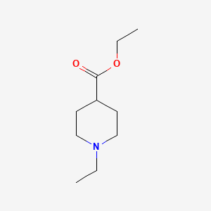 Chemical structure of Ethyl 1-ethylpiperidine-4-carboxylate