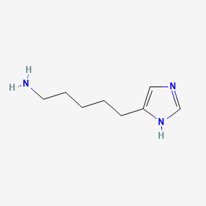 Chemical structure of 1-Ethyl-3-isopropyl-1H-pyrazol-5-amine