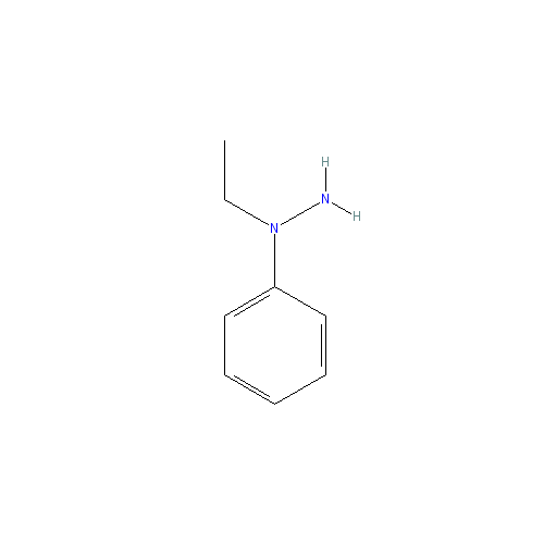 Chemical structure of 1-Ethyl-1-phenylhydrazine