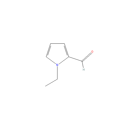 Chemical structure of 1-Ethyl-2-pyrrolecarboxaldehyde
