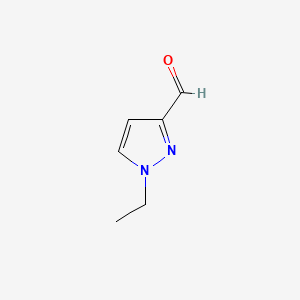 Chemical structure of 1-Ethyl-1H-pyrazole-3-carbaldehyde