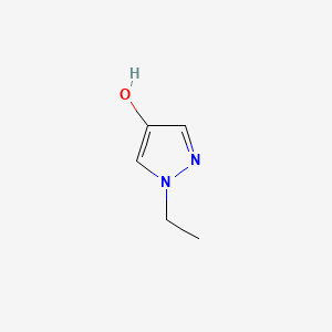Chemical structure of 1-Ethyl-1H-pyrazol-4-ol