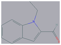 Chemical structure of 1-Ethyl-1H-indole-2-carbaldehyde