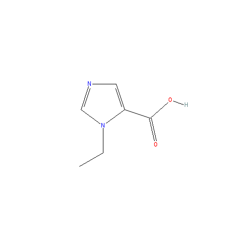 Chemical structure of 1-Ethyl-1H-imidazole-5-carboxylic acid
