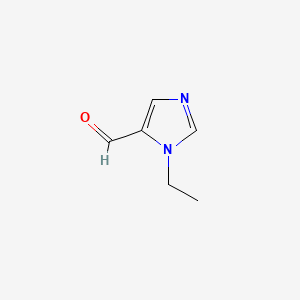 Chemical structure of 1-Ethyl-1H-imidazole-5-carbaldehyde