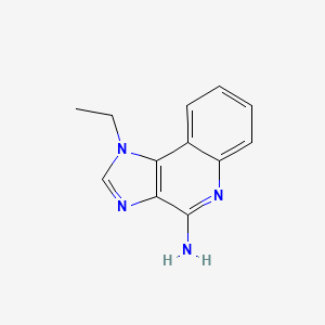 Chemical structure of 1-Ethyl-1H-imidazo[4,5-c]quinolin-4-amine