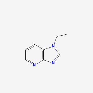 Chemical structure of 1-Ethyl-1H-imidazo[4,5-b]pyridine