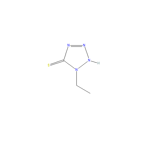 Chemical structure of 1-Ethyl-1h-1,2,3,4-tetrazole-5-thiol