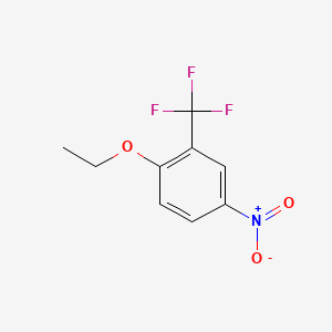 Chemical structure of 1-Ethoxy-4-nitro-2-(trifluoromethyl)benzene