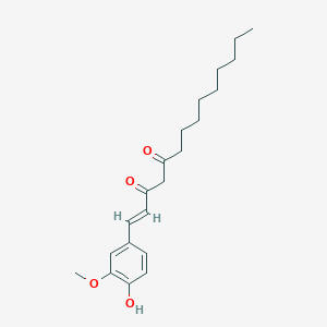 Chemical structure of (10)-Dehydrogingerdione