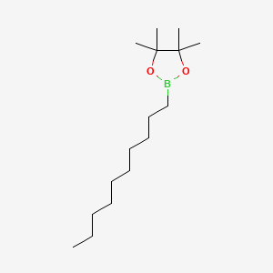 Chemical structure of 1-Decylboronic acid pinacol ester