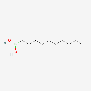 Chemical structure of 1-Decylboronic acid