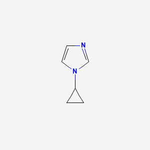 Chemical structure of 1-Cyclopropylimidazole