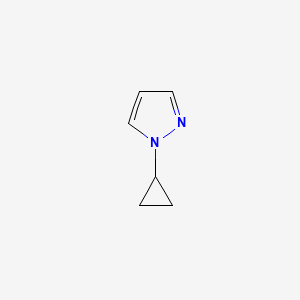 Chemical structure of 1-Cyclopropyl-1H-pyrazole
