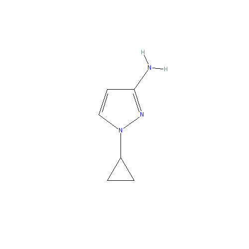 Chemical structure of 1-Cyclopropyl-1H-pyrazol-3-amine
