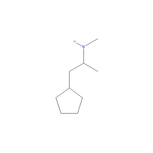 Chemical structure of Cyclopentamine