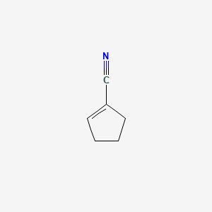 Chemical structure of 1-Cyclopentenecarbonitrile