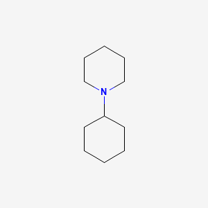 Chemical structure of 1-Cyclohexylpiperidine