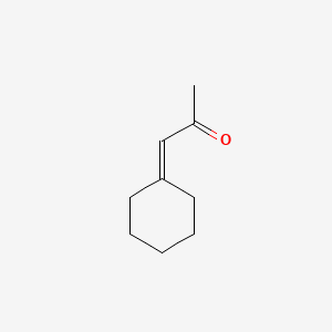 Chemical structure of 1-Cyclohexylidenepropan-2-one