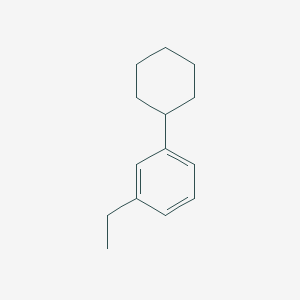 Chemical structure of 1-Cyclohexyl-3-ethylbenzene