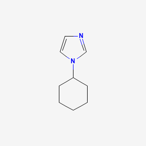 Chemical structure of 1-Cyclohexylimidazole