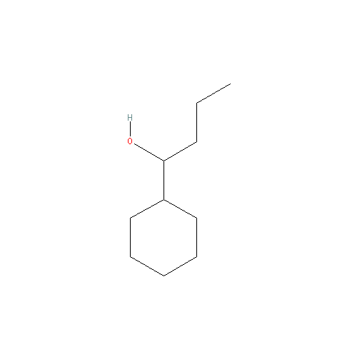 Chemical structure of 1-Cyclohexyl-1-butanol