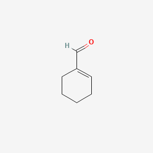 Chemical structure of 1-Cyclohexenylaldehyde