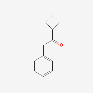 Chemical structure of 1-Cyclobutyl-2-phenylethanone