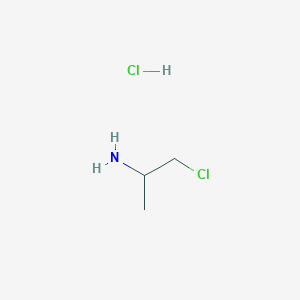 Chemical structure of 1-Chloropropan-2-amine hydrochloride