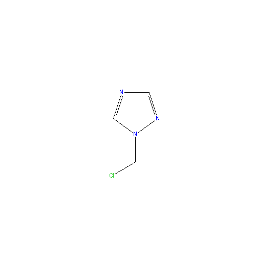 Chemical structure of 1-Chloromethyl-1H-1,2,4-triazole hydrochloride
