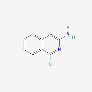 Chemical structure of 1-Chloroisoquinolin-3-amine