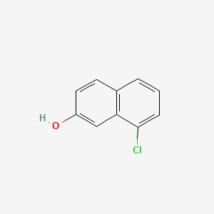 Chemical structure of 1-Chloro-7-naphthol