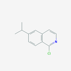 Chemical structure of 1-Chloro-6-isopropylisoquinoline